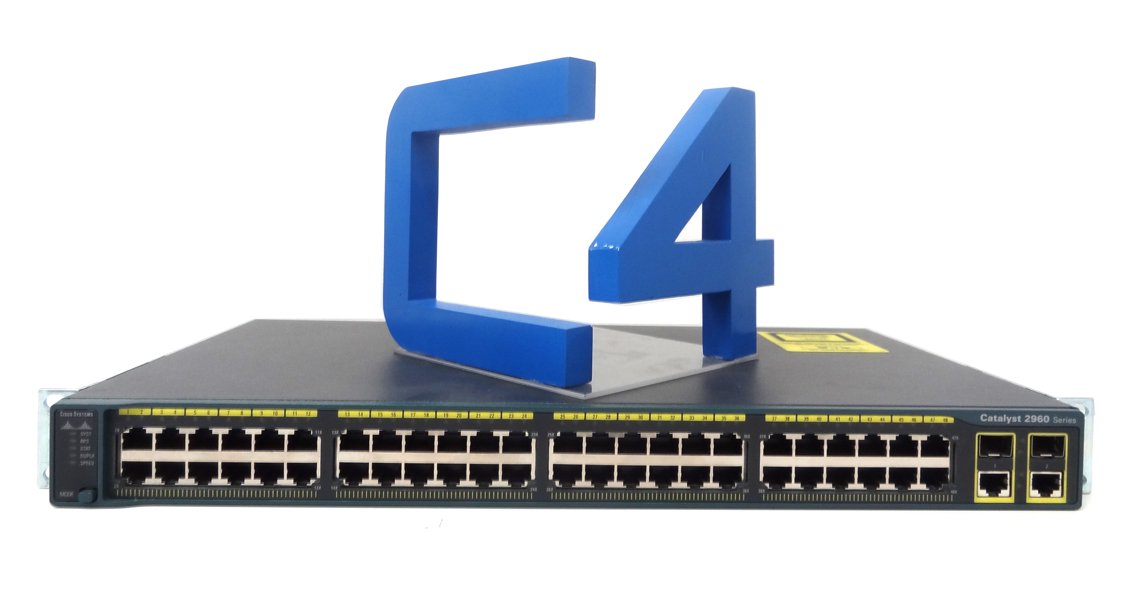 Cisco WS-C2960-48TC-L 48-Port 10/1000 and 2-Port Gigabit Dual